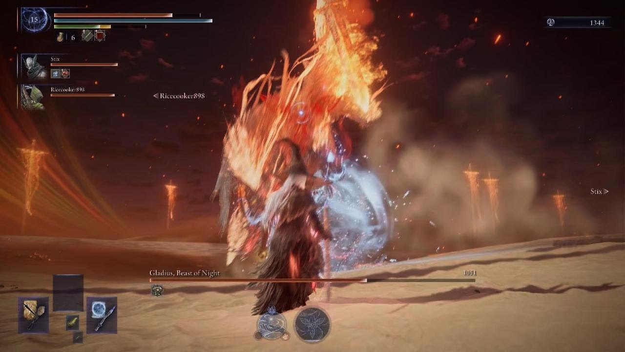 ELDEN RING NIGHTREIGN: Gladius, Beast of Night Sovereign. Recluse coop (PS5)
