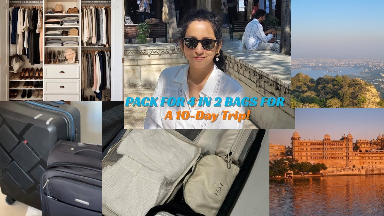 How to Pack Light for Any Trip | Smart Travel Packing Tips to Use Less Bags | Travelling with Kids