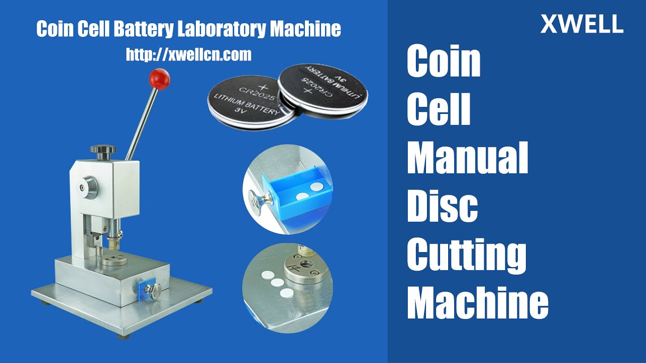 Coin cell manual disc cutting machine