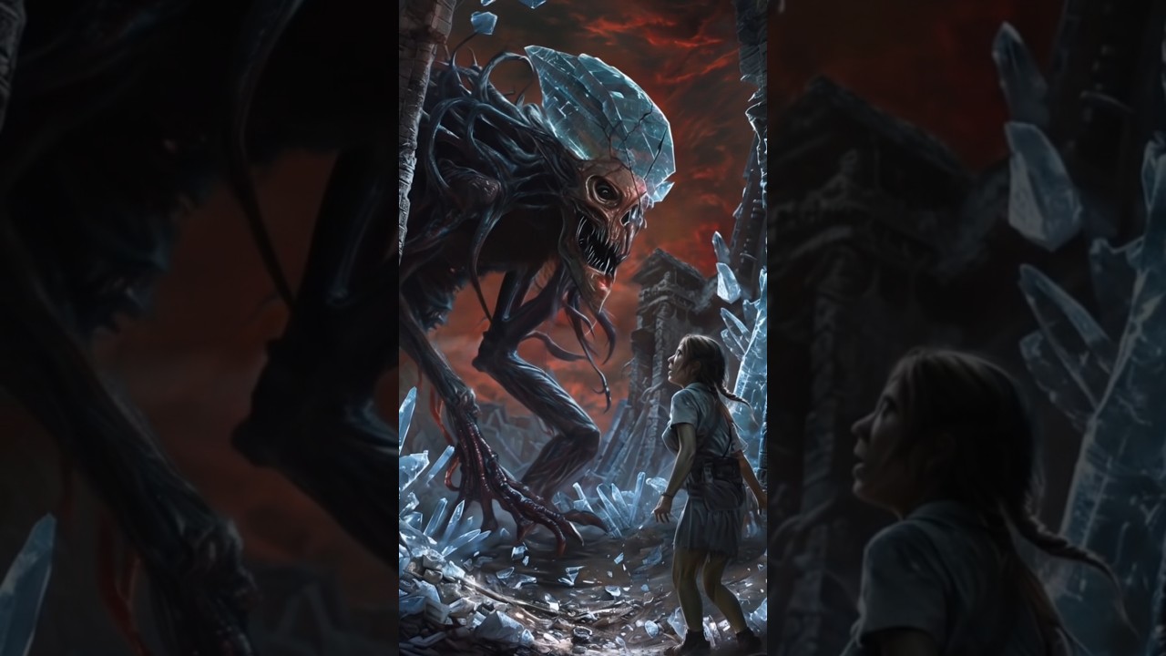 🥶&ldquo;The Cursed Shard&rdquo; #scary #shorts #alien #diamond