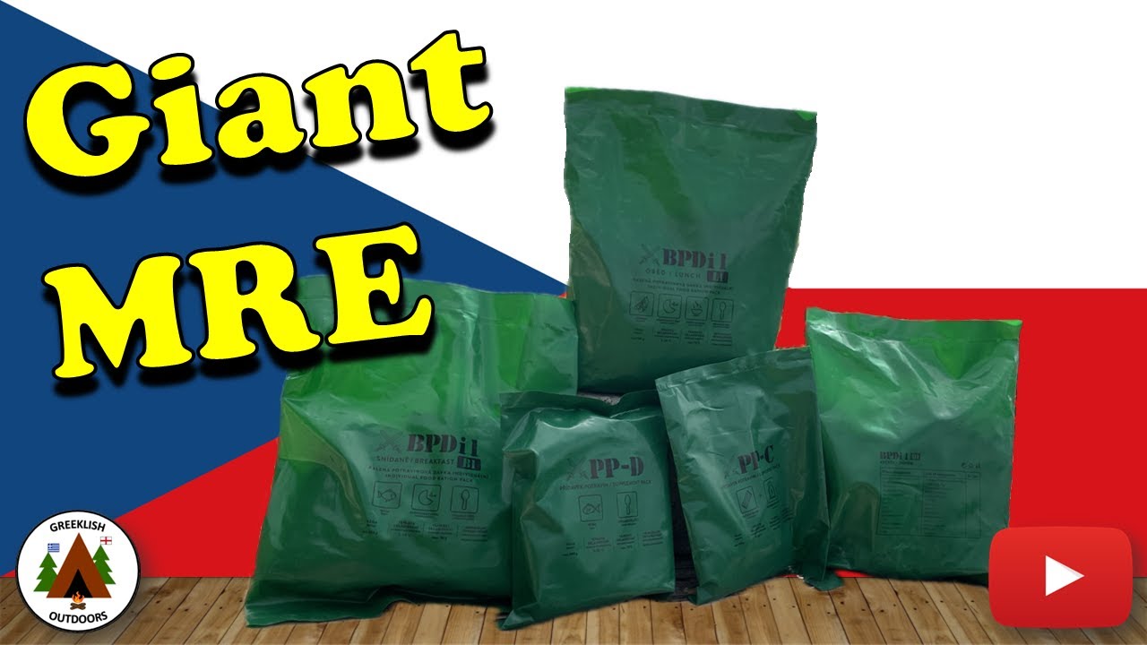 🇨🇿 Massive Czech Military 24 hour MRE (Full Ration)