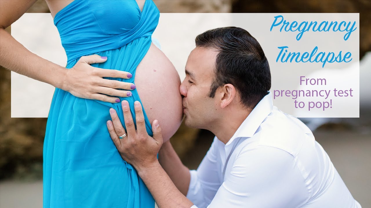 Pregnancy Time Lapse | 9 months in 2 minutes
