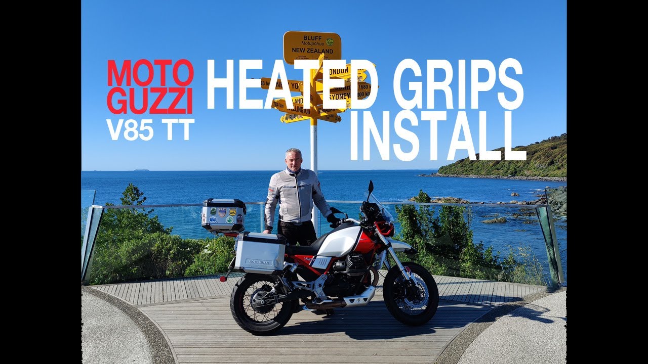 Moto Guzzi V85TT - OEM Heated Grips Installation