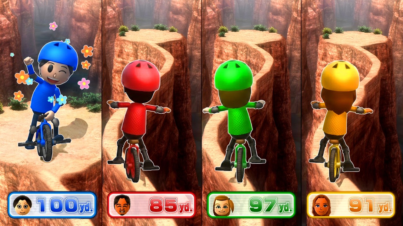 Wii Party U Minigames Battle - Penny Vs Jianjun Vs Polly Vs Araceli