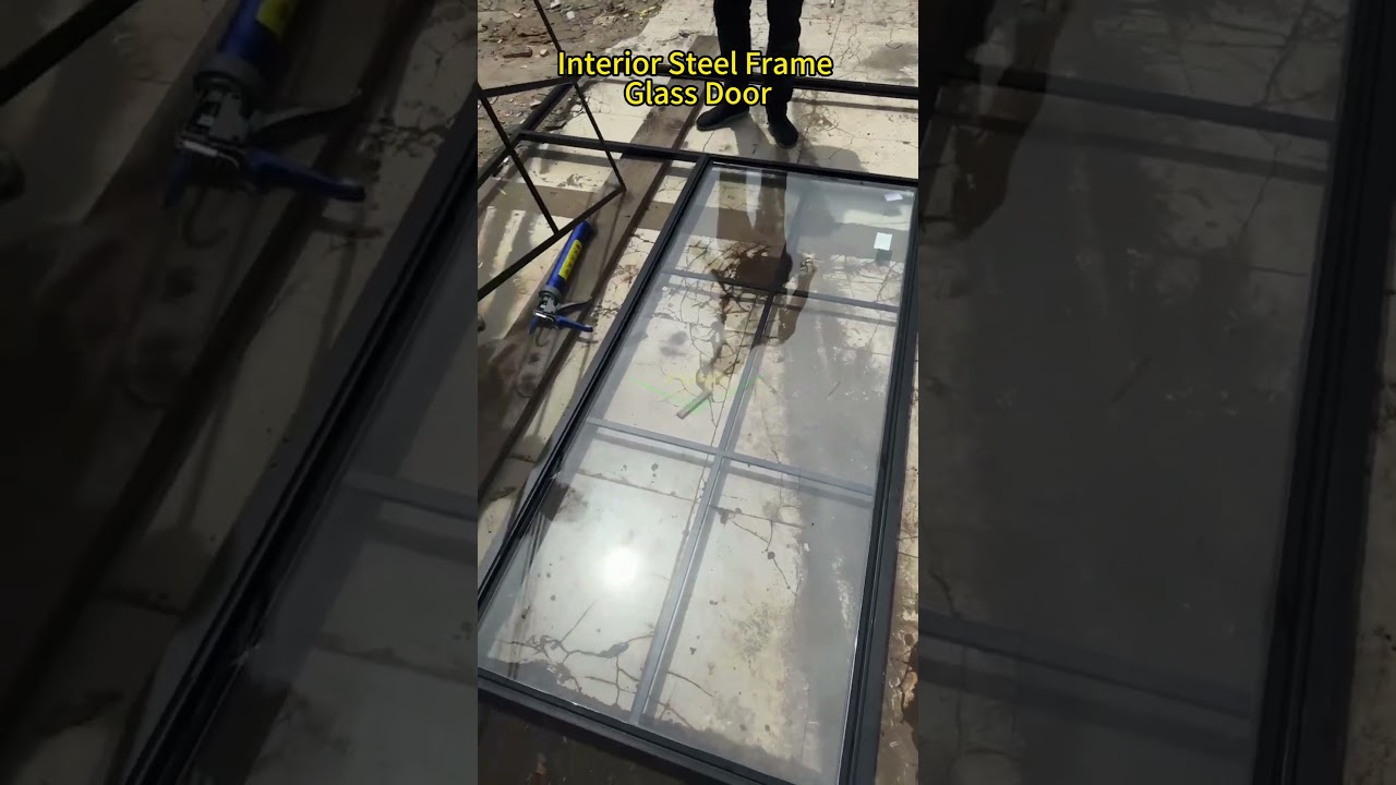 Interior Steel Frame Glass Door & Interior Steel French Doors Installation