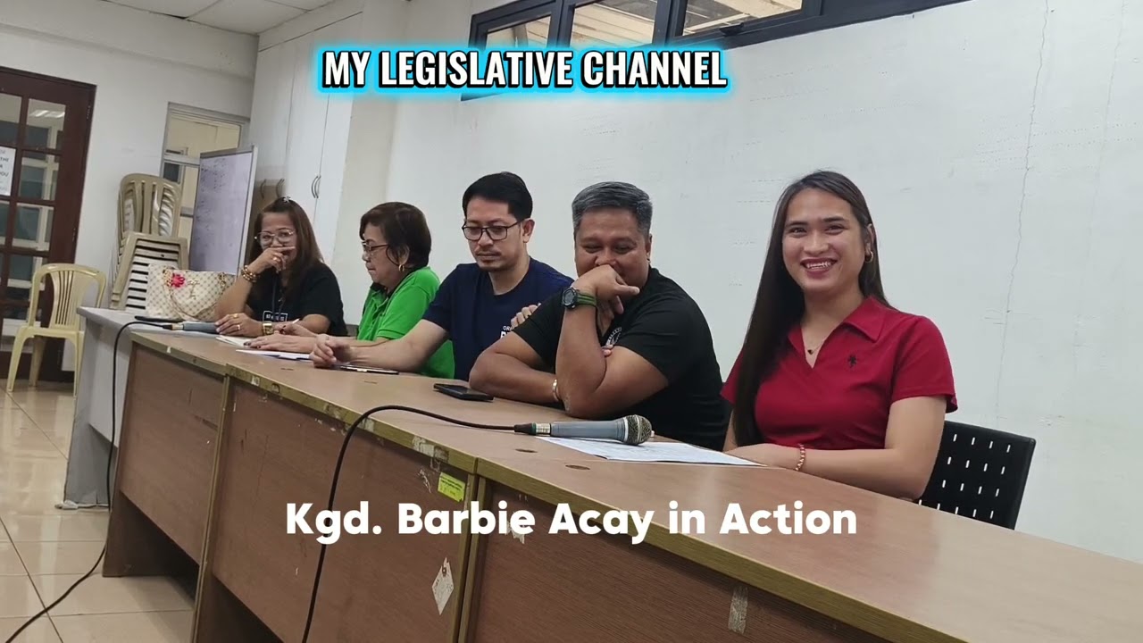 Komite Hearing. Kgd Barbie Acay Pinaglaban ang Brgy. Ordinansa na kanyang gawa. QCCouncil