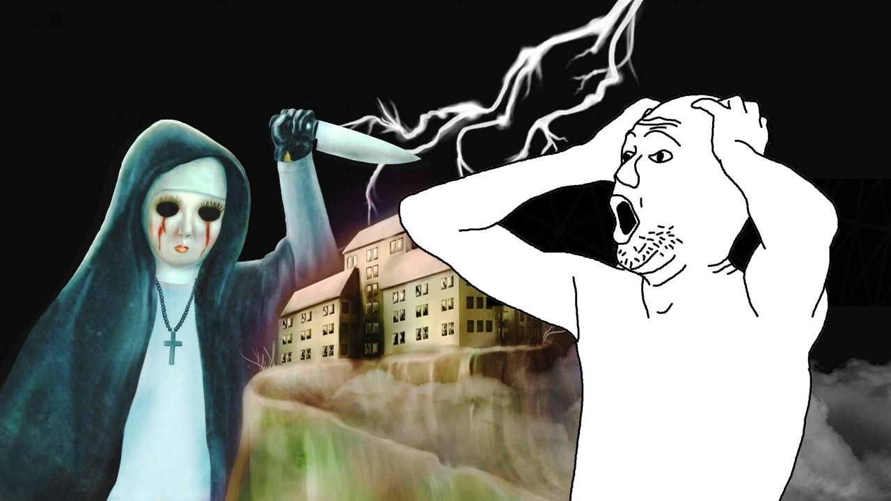 this is the scariest game ever | NUN MASSACRE