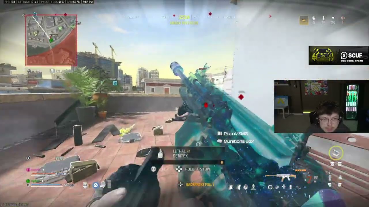 AYDAN TAKES ON 2 SWEATY TEAMS BY HIMSELF IN 1V6 *INSANE*