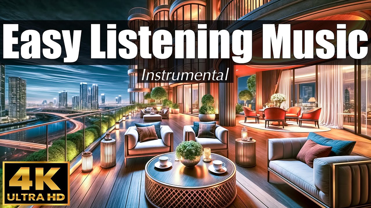 EASY LISTENING Music ☕️ 4K ULTRA HD | Instrumental Covers