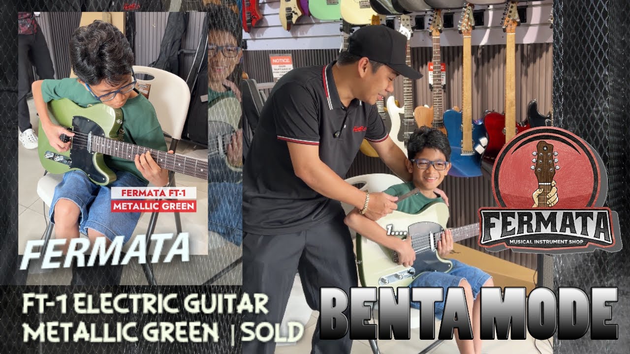 BENTA MODE | FT-1 Electric Guitar – Metallic Green  | SOLD