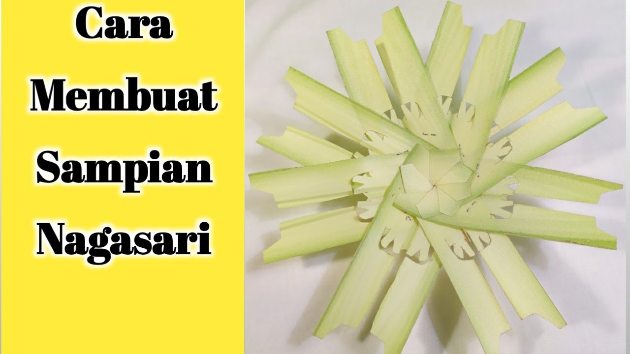 2| Cara membuat sampian nagasari kreasi