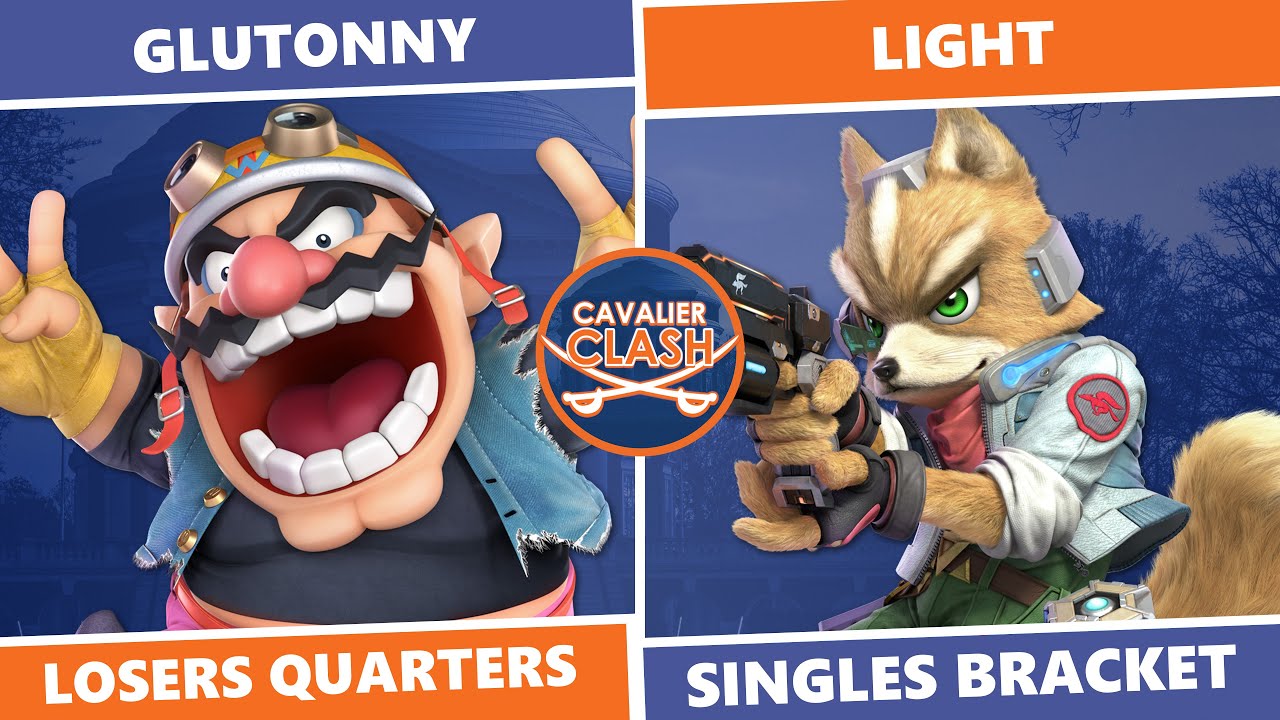Cavalier Clash 6: Losers Quarters - Glutonny (Wario) Vs. Light (Fox) SSBU