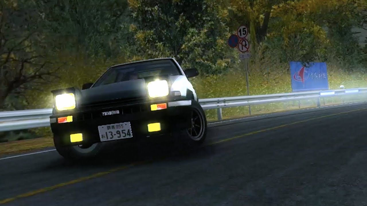 rFactor Speed Drifting（AE86 Project.D Sound Mod Preview）