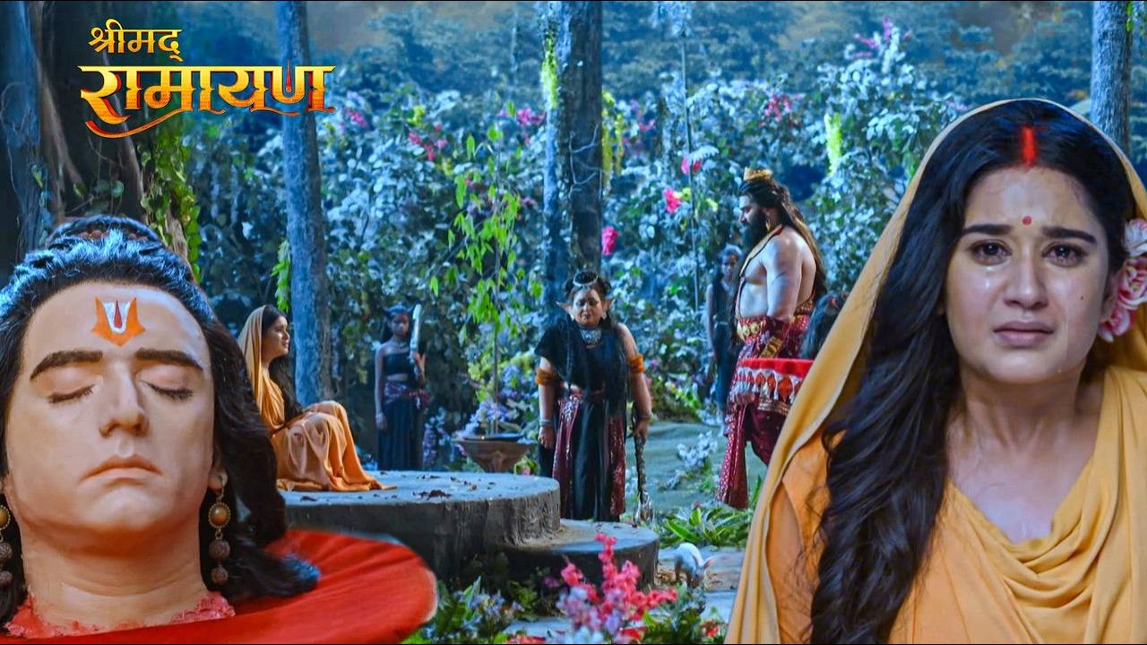 रावण रावण ने माता सीता के सामने रखा श्री राम का सिर ! || Shrimad Ramayan || Full Episode ||