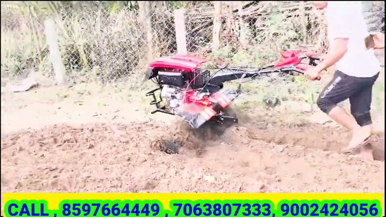 12 HP KAMA POWER WEEDER, POWER TILLER MINI TRACTOR DIESEL ENGINE