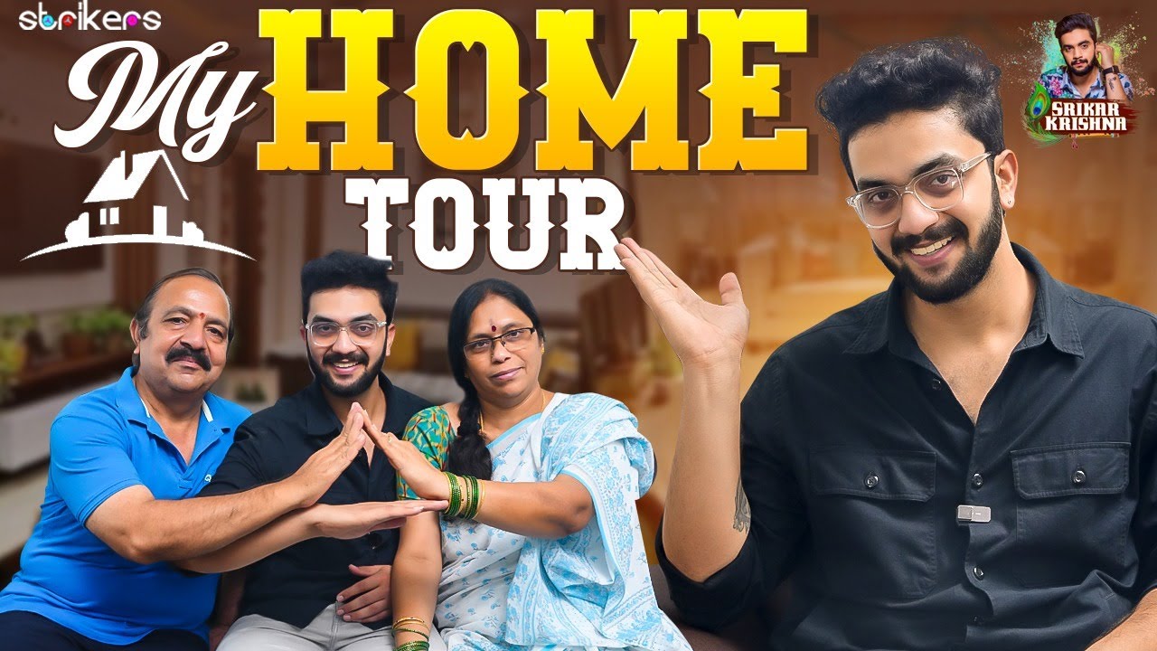 My Home Tour || Srikar Krishna || Srikar Vlogs || Strikers