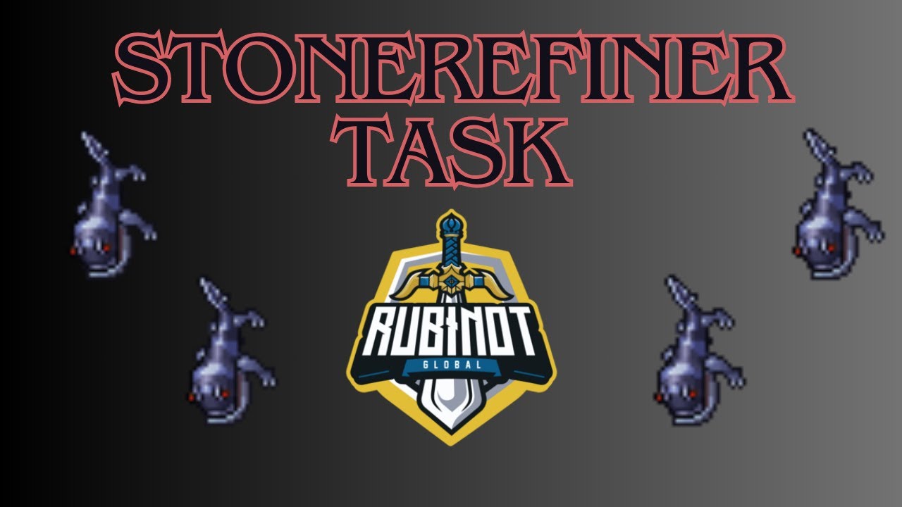 Zerando as TASKS RUBINOT! - Stonerefiner EP.18 #rubinot