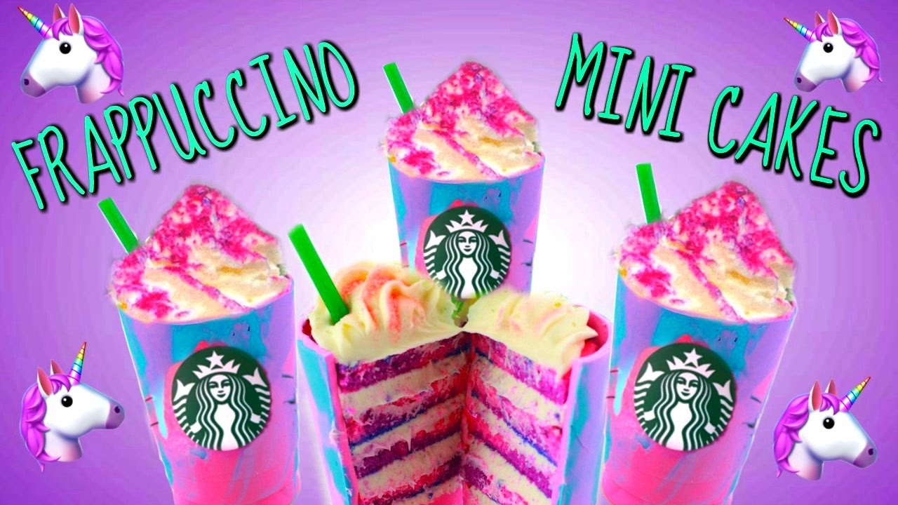 🦄 UNICORN FRAPPUCCINO CAKES 🦄