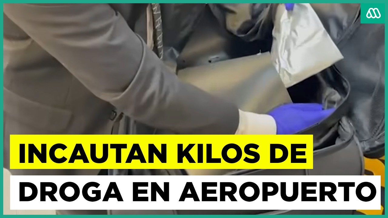 Individuos intentan pasar kilos de droga en el aeropuerto