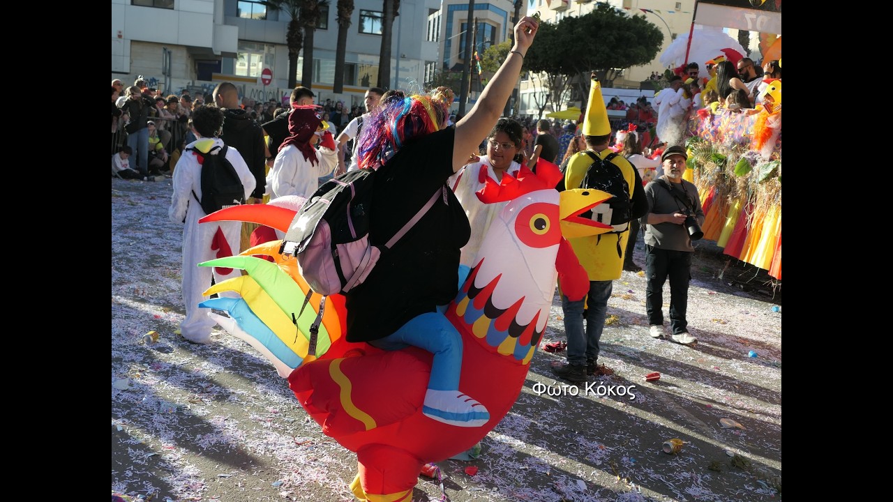 PART 4:LIMASSOL GRAND CARNIVALI 2026 AT LIMASSOL CYPRUS WAITING FOR THE PARADE.