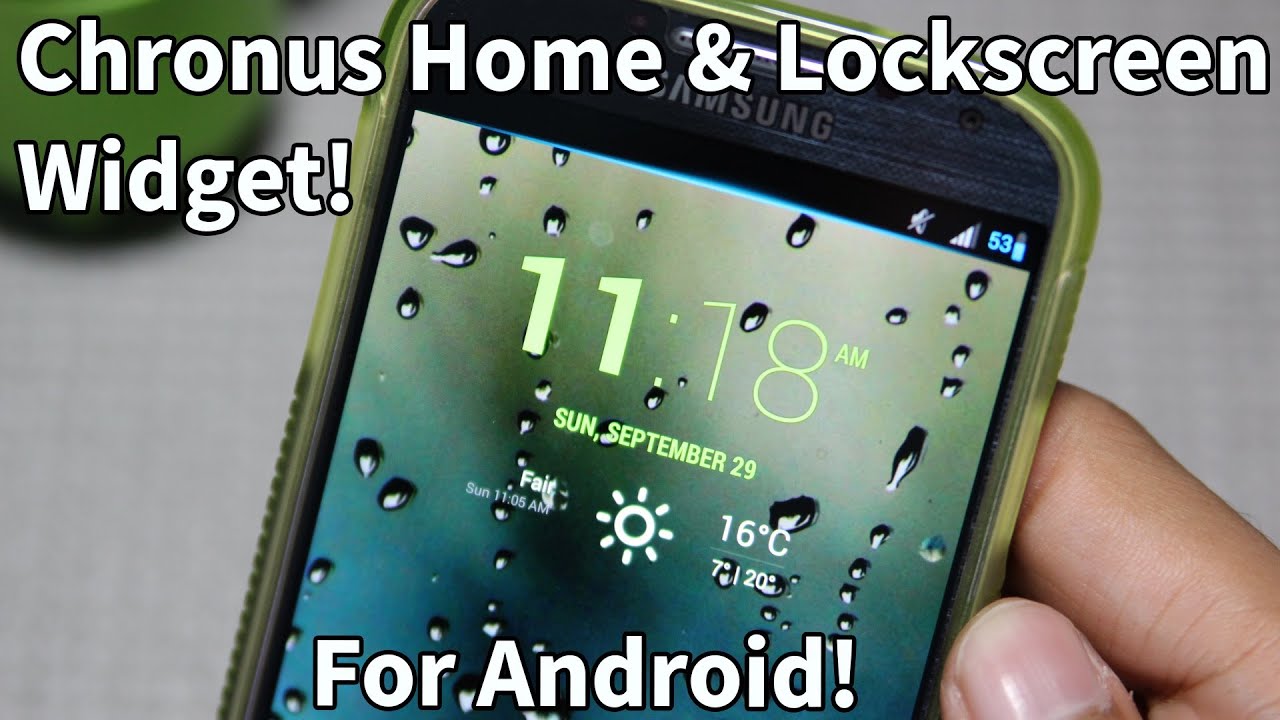 CyanogenMod cLock Widget for Android! (Chronus)