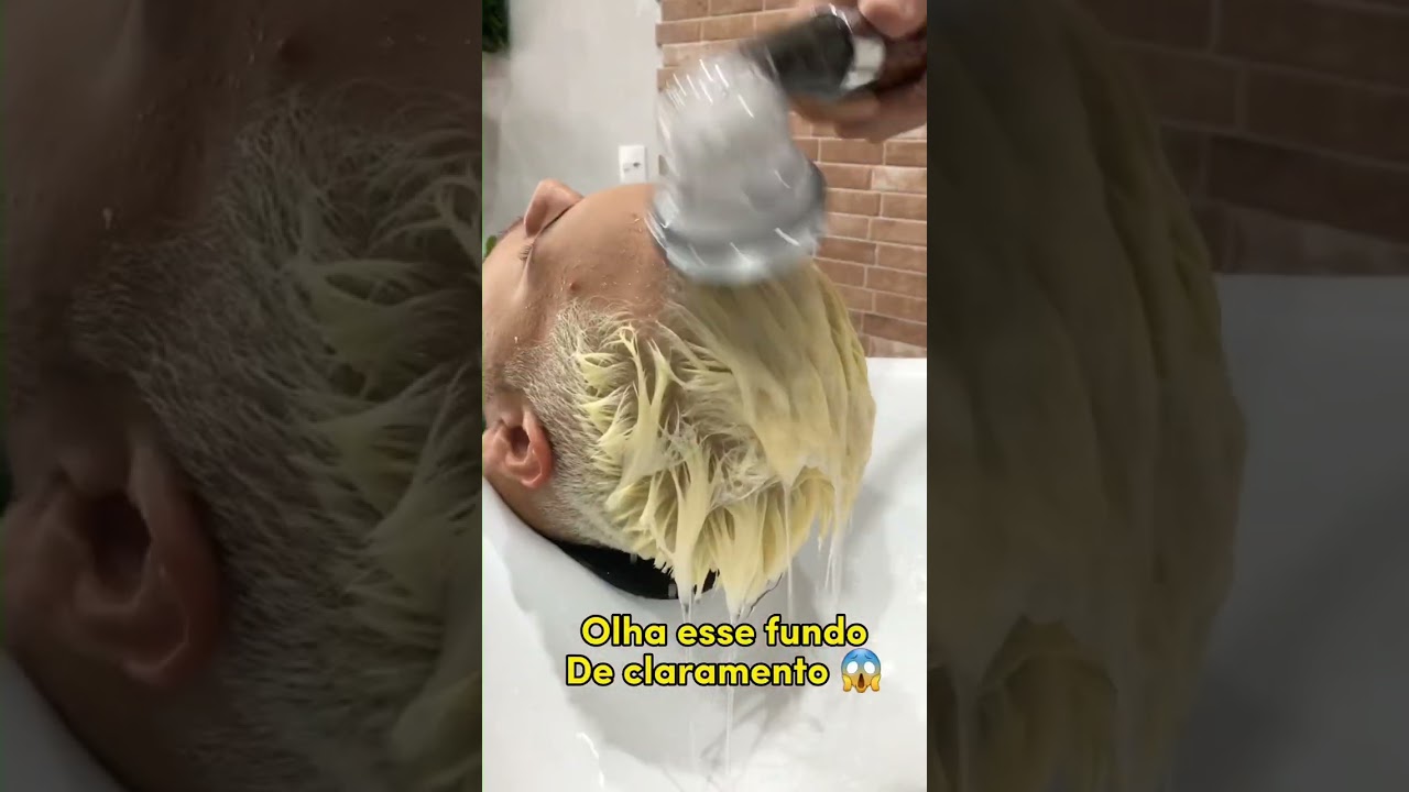 Como fazer platinado masculino para fim de ano #blonde #hair #loiro #anonovo #platinado #brasil