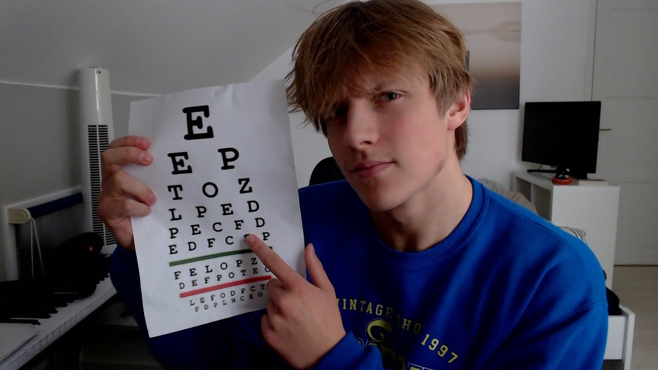 1 MINUTE Eye Exam - OliverWhispersASMR