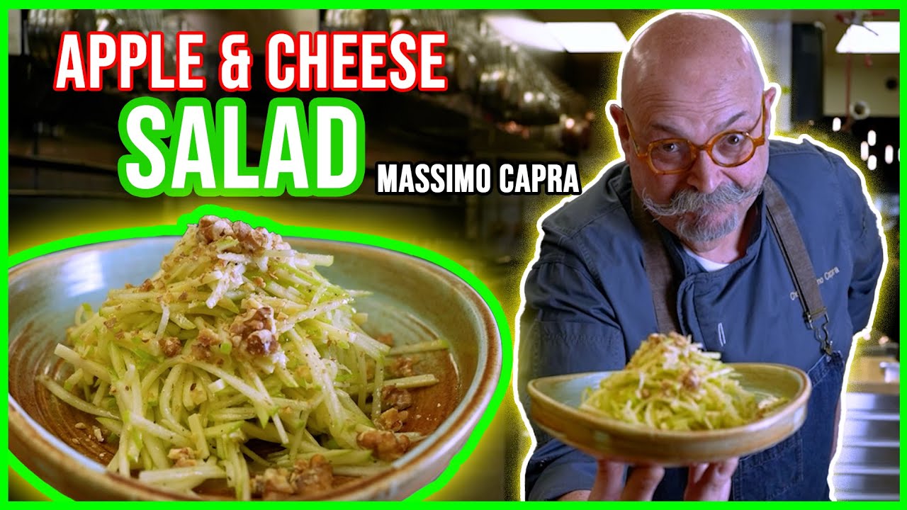 Quick & Easy APPLE & CHEESE salad - Massimo Capra