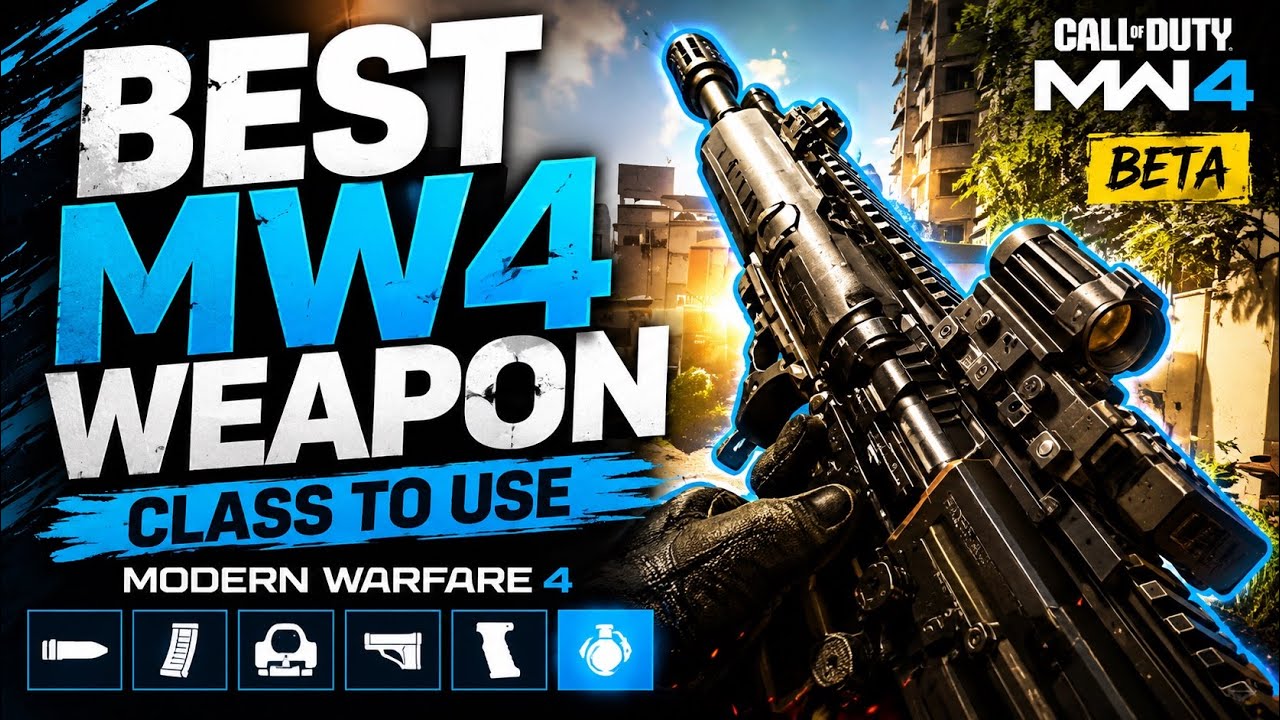 ЛУЧШИЙ КЛАСС ОРУЖИЯ В MW4: BETA MODERN WARFARE 4