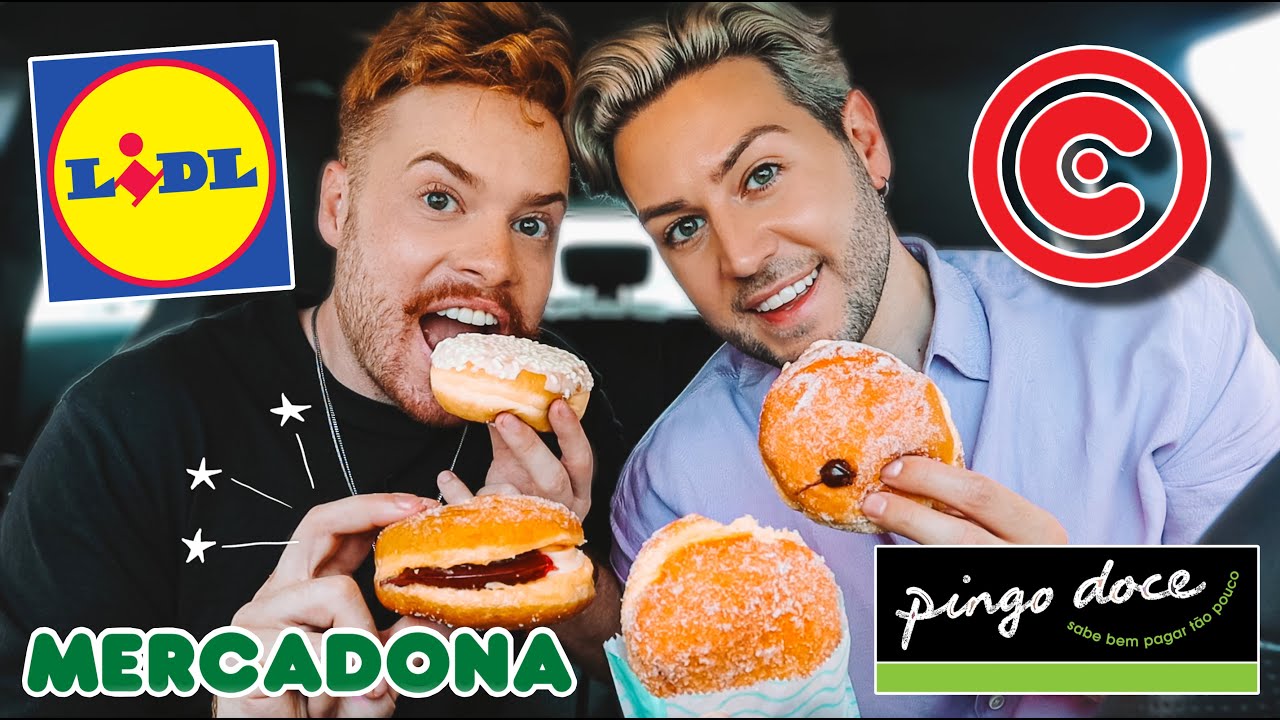 PROVÁMOS AS BOLAS DE BERLIM DE SUPERMERCADO! Qual a melhor?