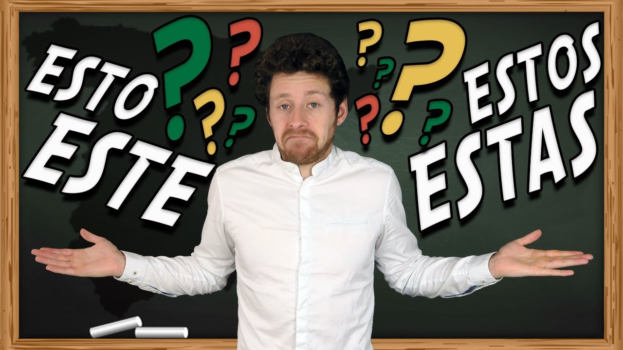 Esto, Este ou Esta en Espagnol 🇪🇸 La diff&eacute;rence expliqu&eacute;e en 5 Min👌