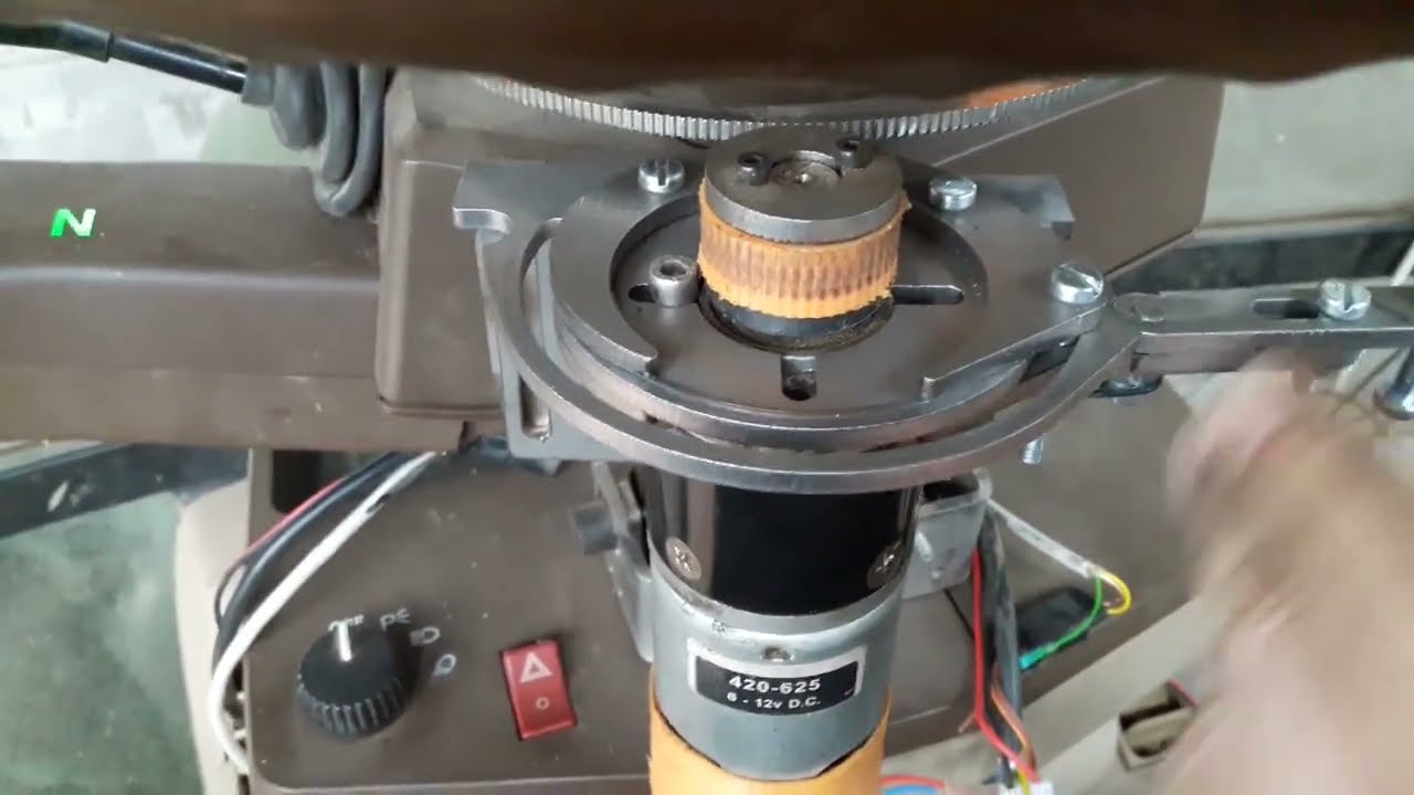 AgOpenGPS (DIY) /  Volant électrique avec une solution excentrique d'embrayage #autosteer