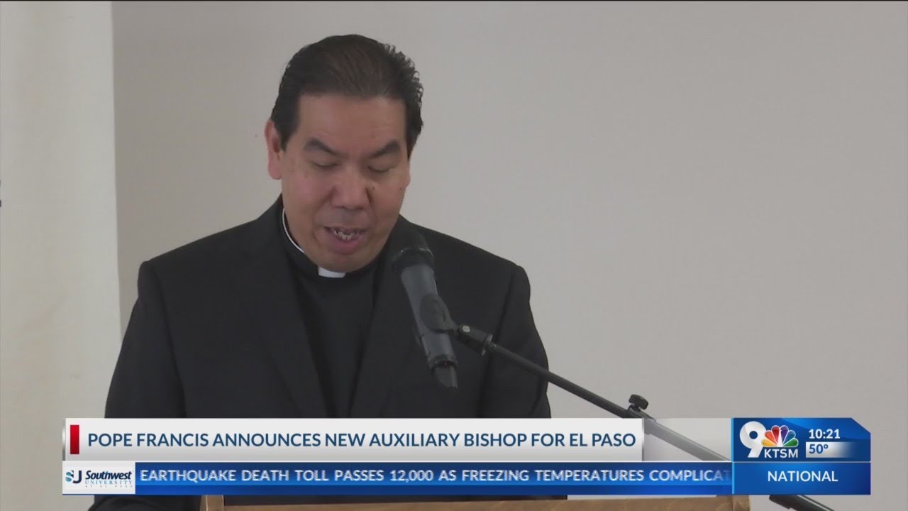 Pope Francis announces new Auxiliary Bishop for El Paso Dioceses