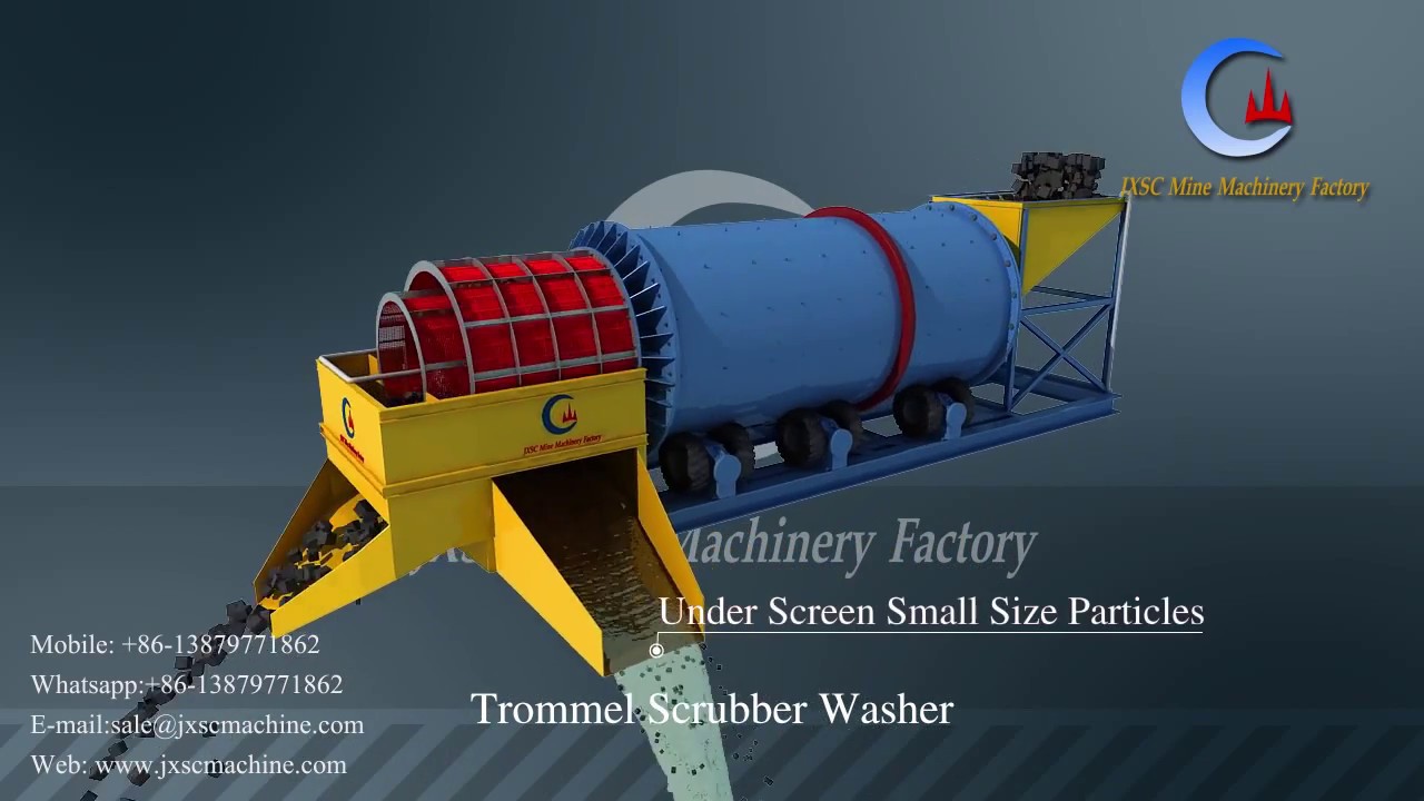 Gold Trommel Wash Plant - Ores Scrubbing, Washing, and Classifying Solution