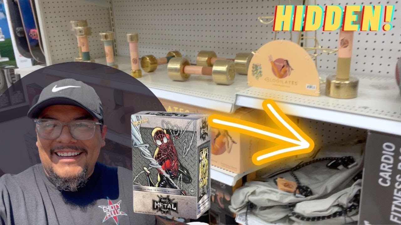 Sports Card Hunting! HIDEN cards at my local Target! Upper Deck Metal Spiderman Marvel Universe!