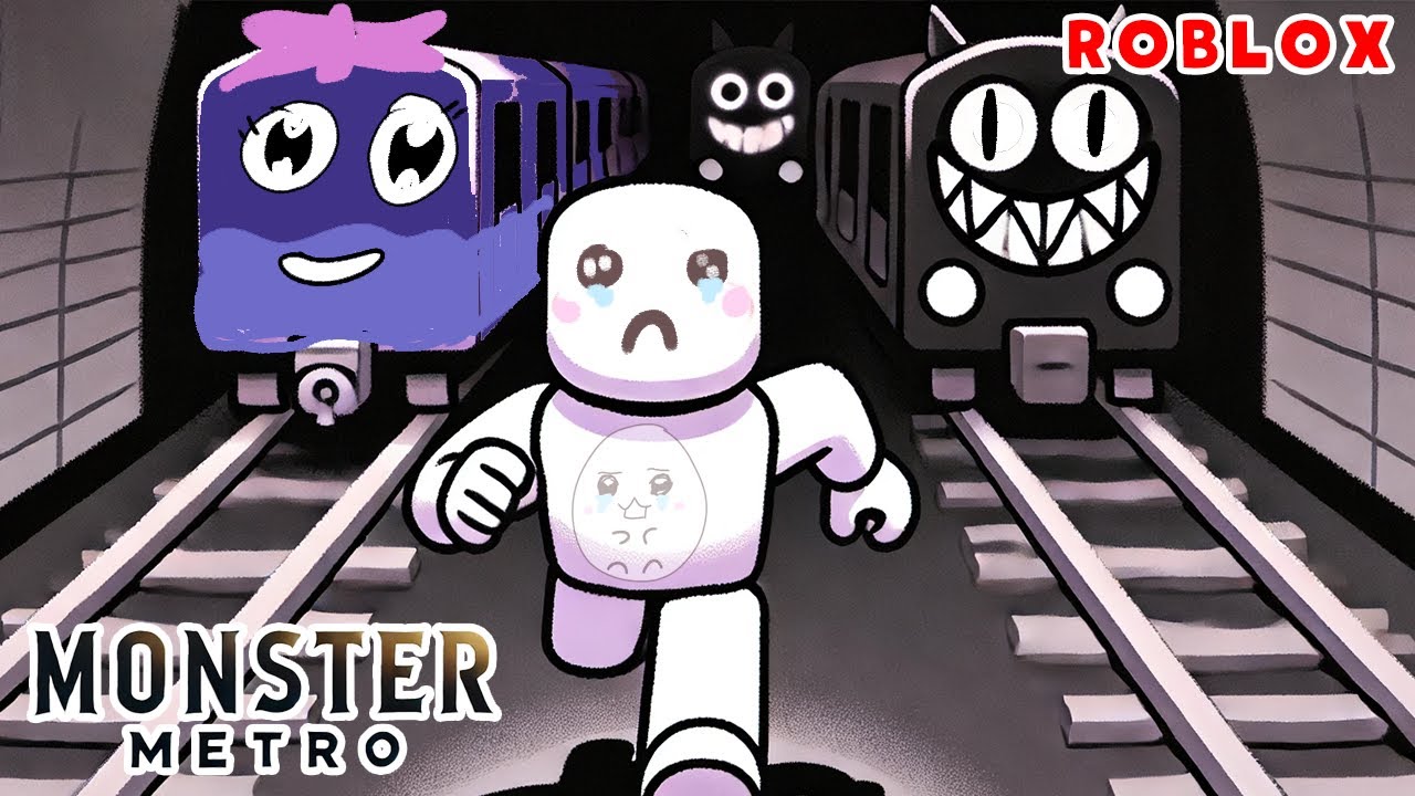 地下鉄の秘密に挑め！モンスタートレインから逃げ切れる？モンスターメトロ#roblox  #ロブロックス　#おすすめマップ