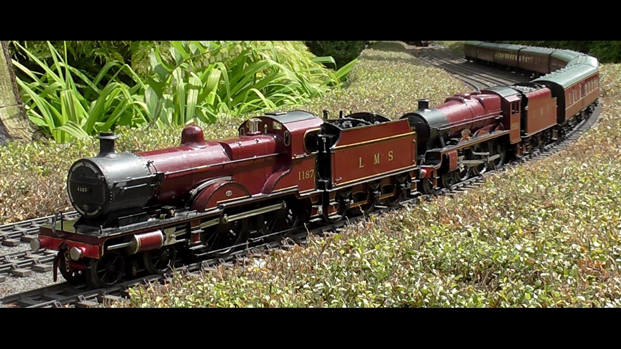 Gauge1 LMS locos in action  on 10/05/17