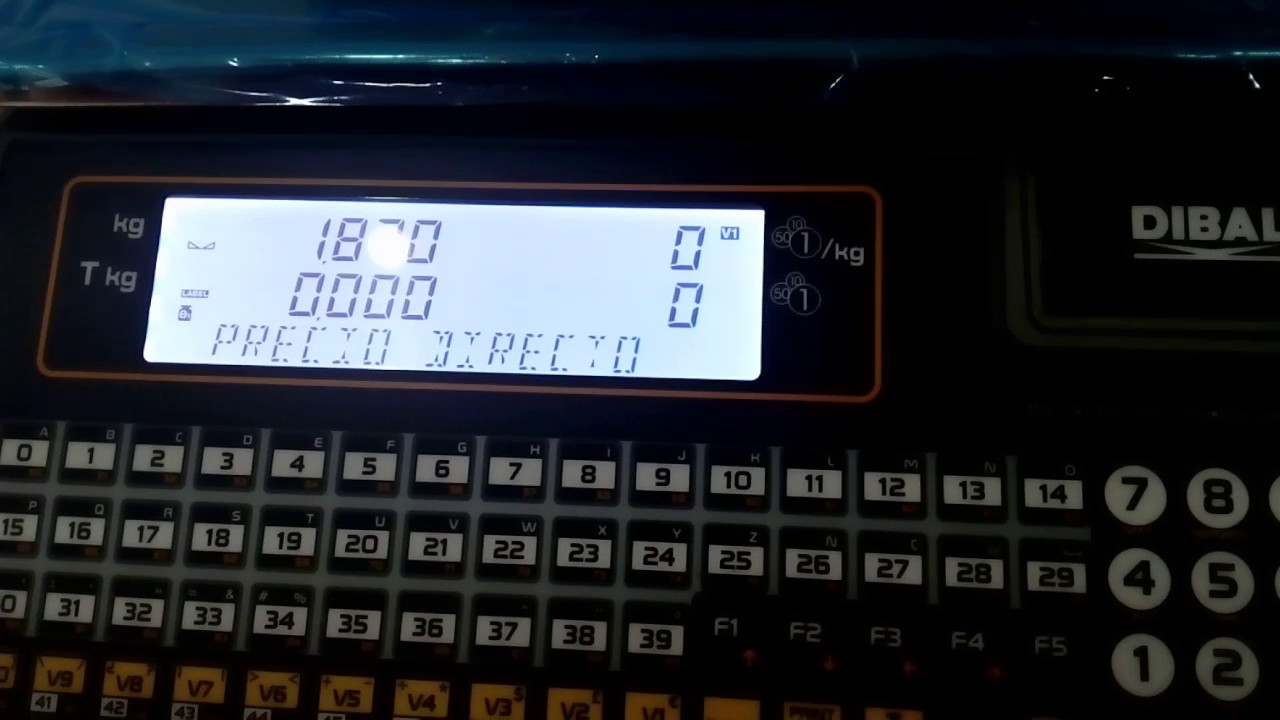 Configuración de lote balanza dibal win 25(MSA)