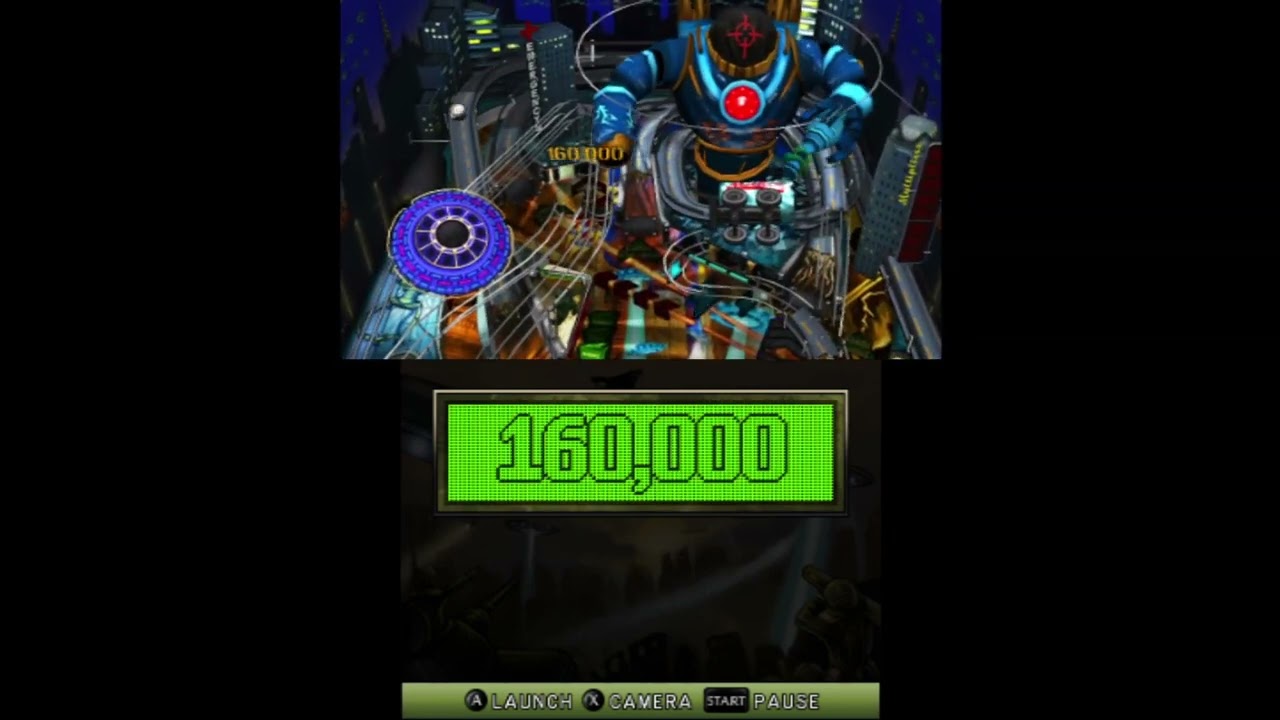 Zen Pinball 3D - Earth Defense! Table (Direct 3DS Capture)