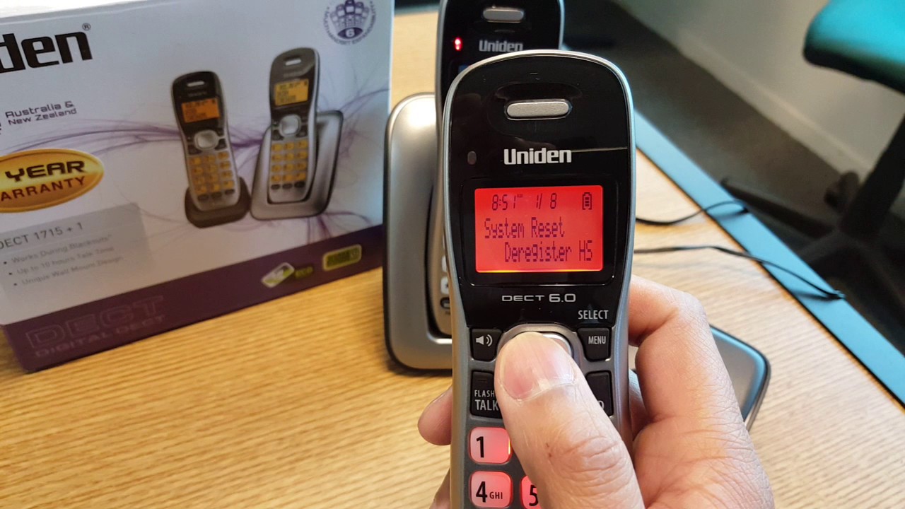 How to De-Register and Re-Register Uniden DECT Cordless Phones