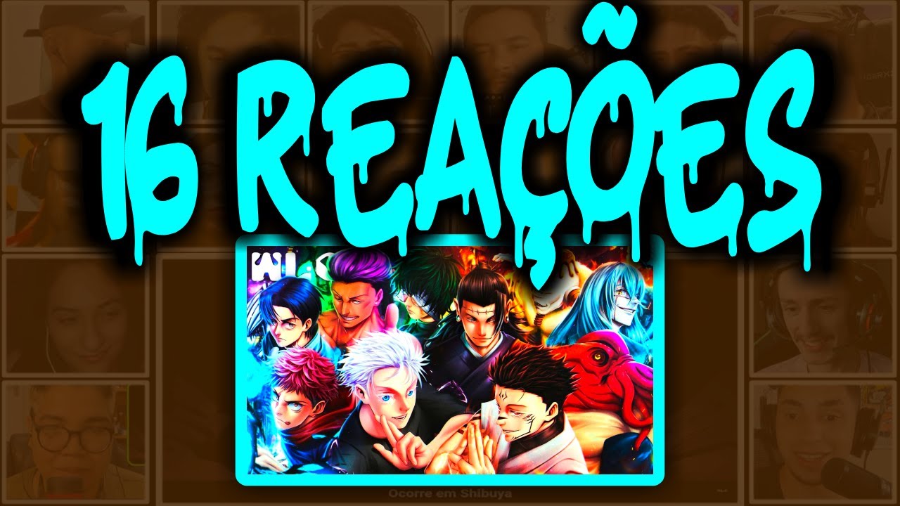 MULT REACT | GUERRA EM SHIBUYA [JOGO DO ABATE/JUJUTSU KAISEN] | WLO
