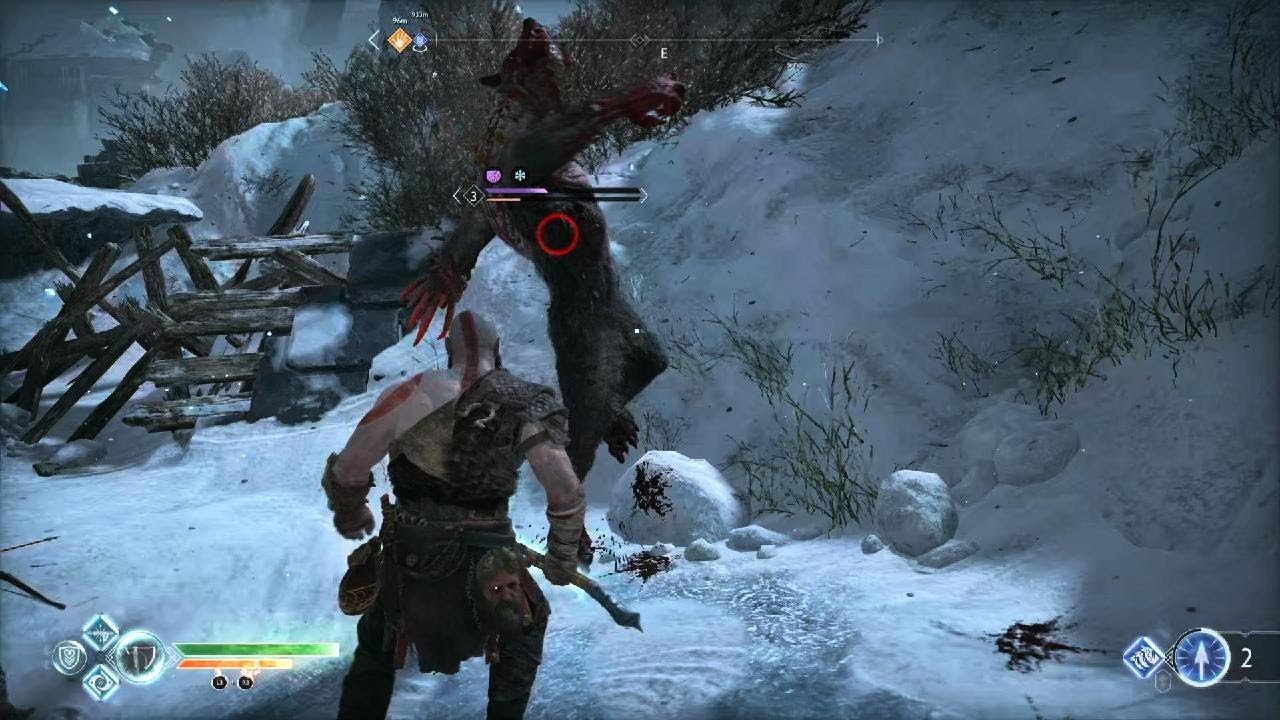 God of War 4 wulver max difficulty No damage 