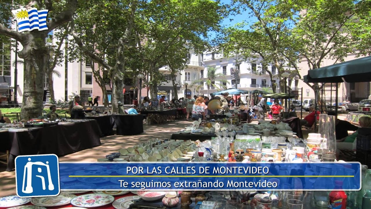 Por las calles de Montevideo.