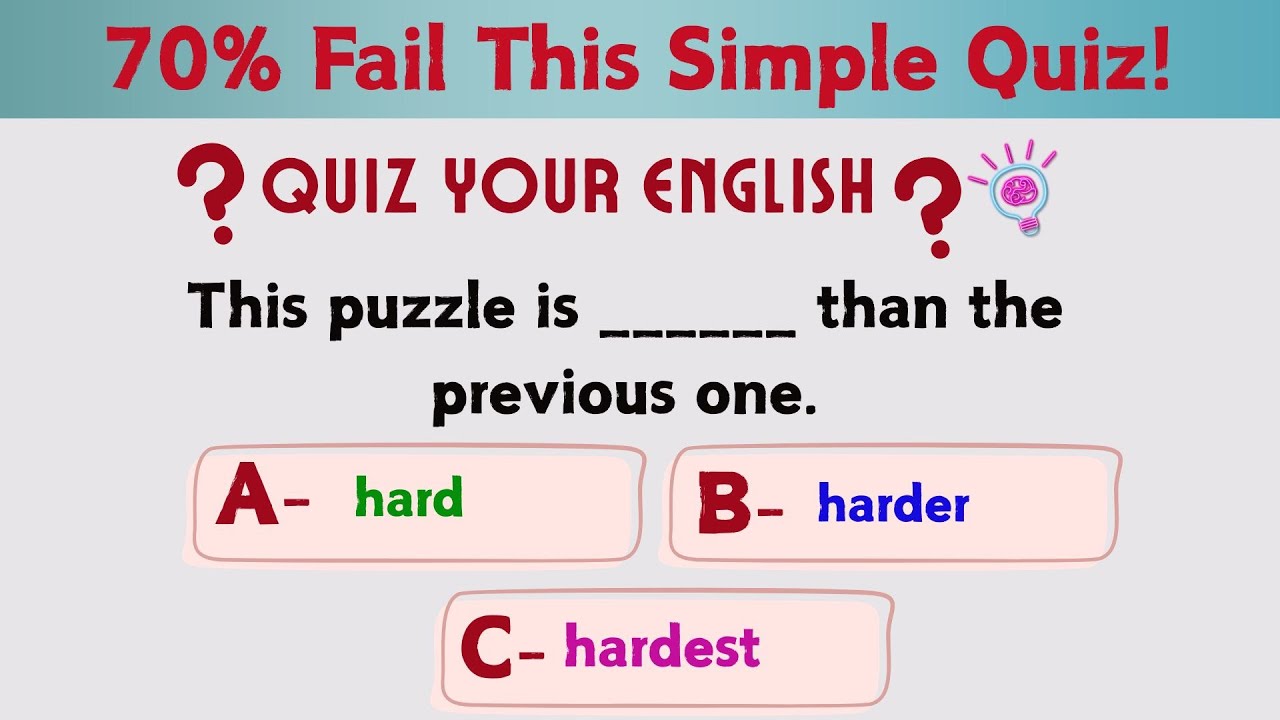 📚A2 English Test - 70% Fail This Simple Quiz!📚