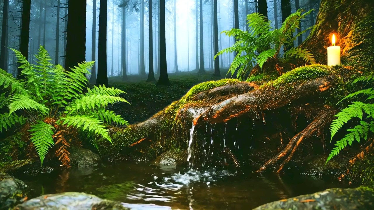 Healing Relaxation Music 🍀 with Water Sounds | Let Go of Stress and Feel Calm