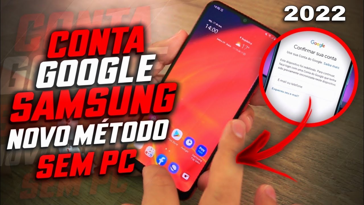 F&Aacute;CIL NOVO DESBLOQUEIO CONTA GOOGLE SAMSUNG SEM PC / GALAXY   LINHA A, M, S | REMOVER CONTA GOOGLE