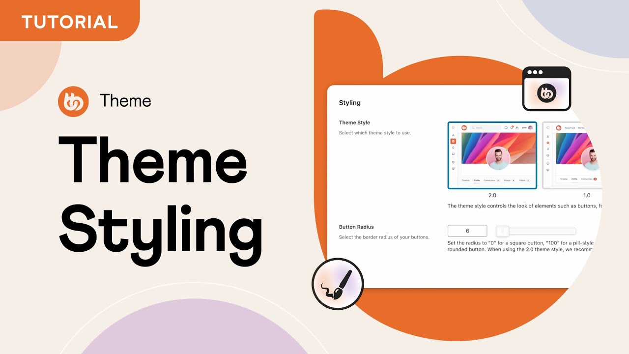 Styling Options in BuddyBoss Theme 2.0 (New Template Pack)