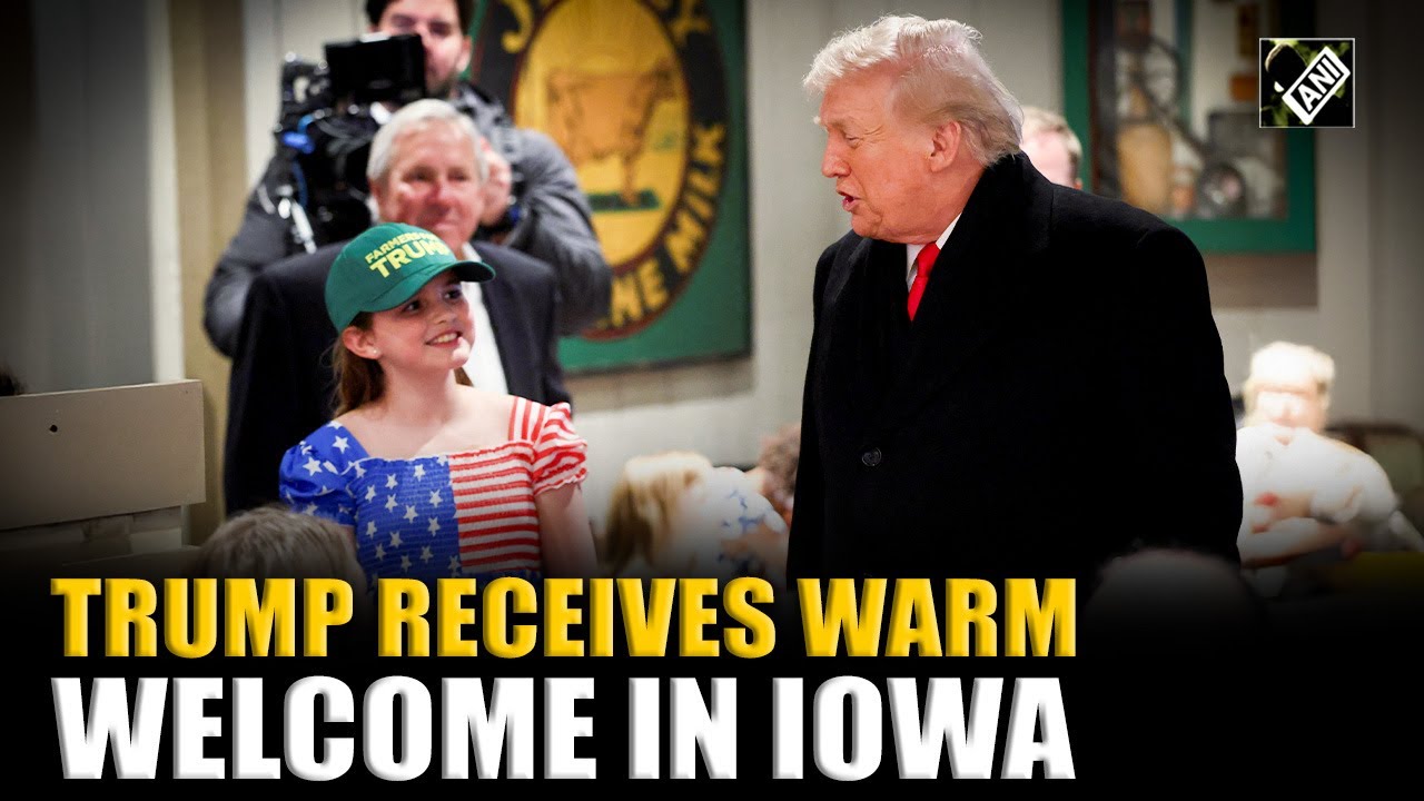 Hugs, handshakes, jokes & laughs: Trump receives warm welcome at Machine Shed Restaurant in Iowa