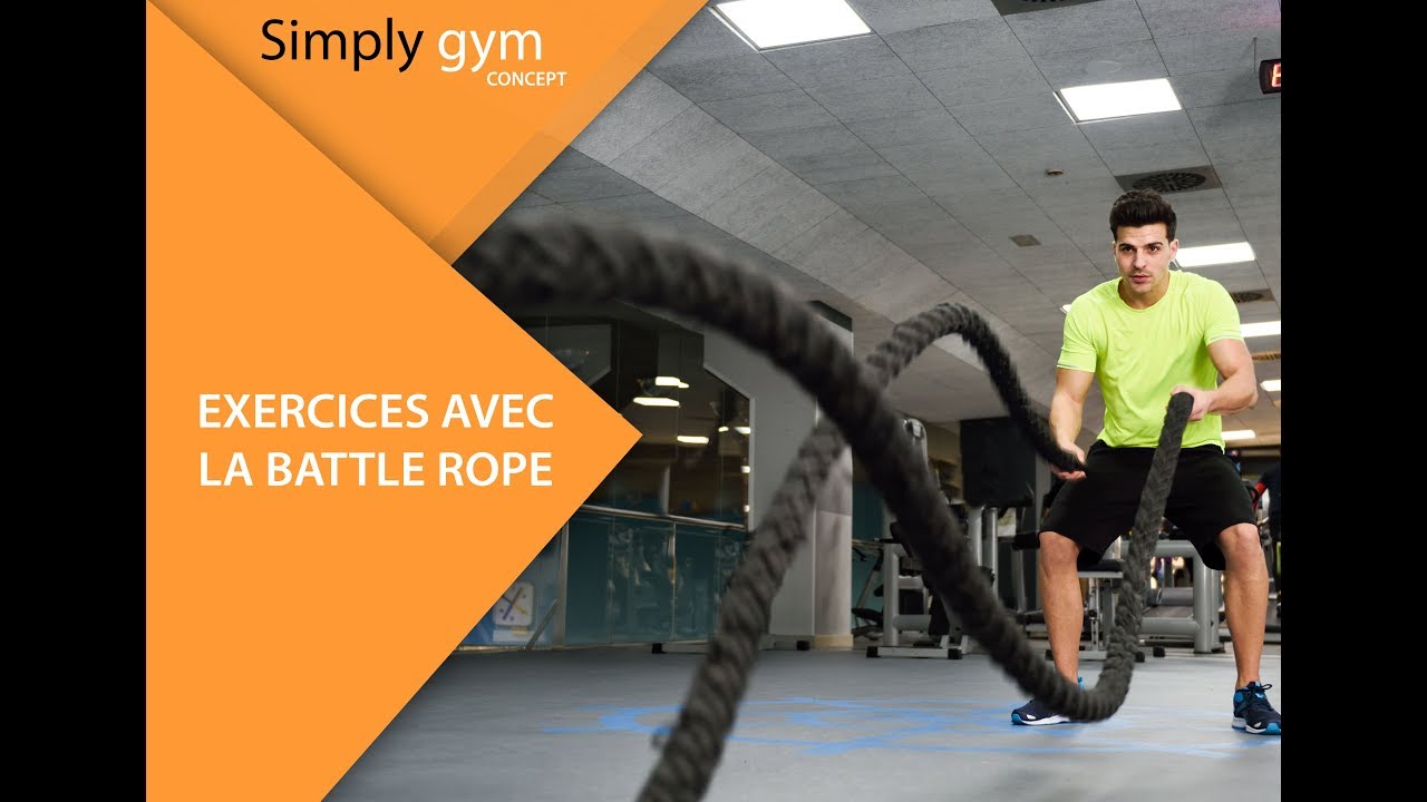 TOP BATTLE ROPE EXERCICES |  s&eacute;ance de musculation