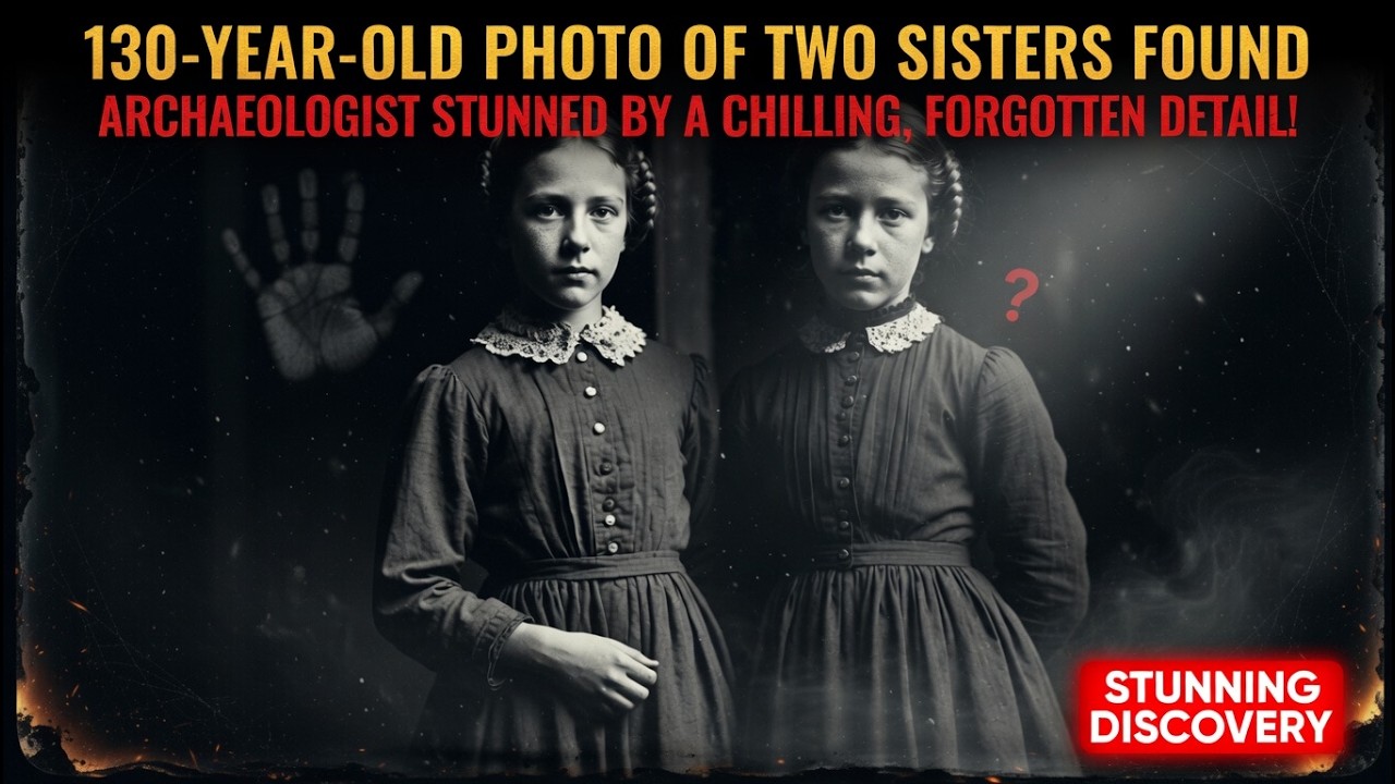 Найдена 130-летняя фотография двух сестер — археолога поразила жуткая, забытая деталь!